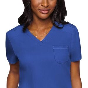 Med Couture Royal Blue Scrub Set